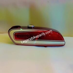 Yamaha FS1-E Moped 50cc Steel Aubergine Painted Fuel Petrol Tank 1970s Model With cap