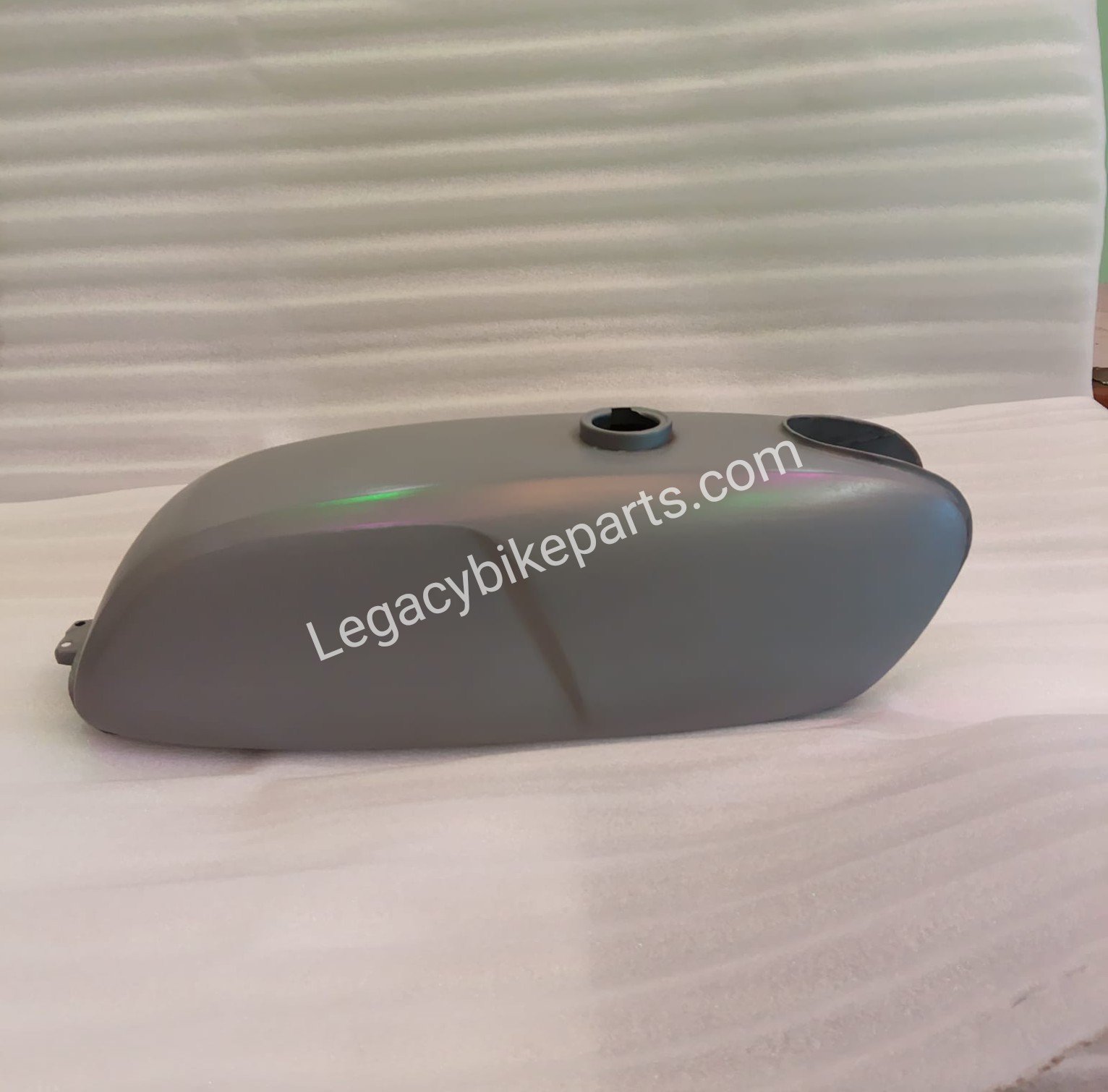 Fit For Yamaha FS1 DX Raw Steel Petrol Fuel Tank β 1977 Model - Image 2