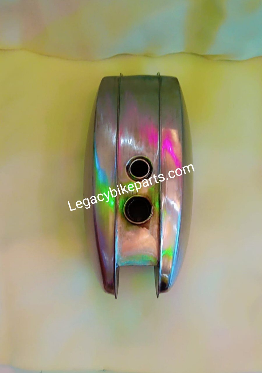 FIT FOR BSA A65 THUNDERBOLT & LIGHTNING RAW STEEL FUEL PETROL TANK - Image 2