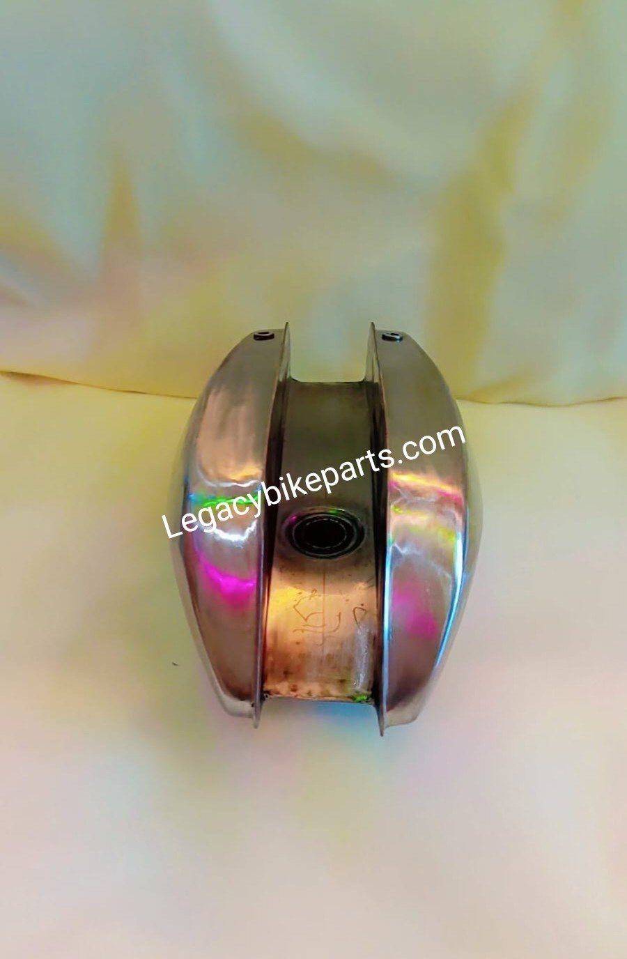 FIT FOR BSA A65 THUNDERBOLT & LIGHTNING RAW STEEL FUEL PETROL TANK - Image 3